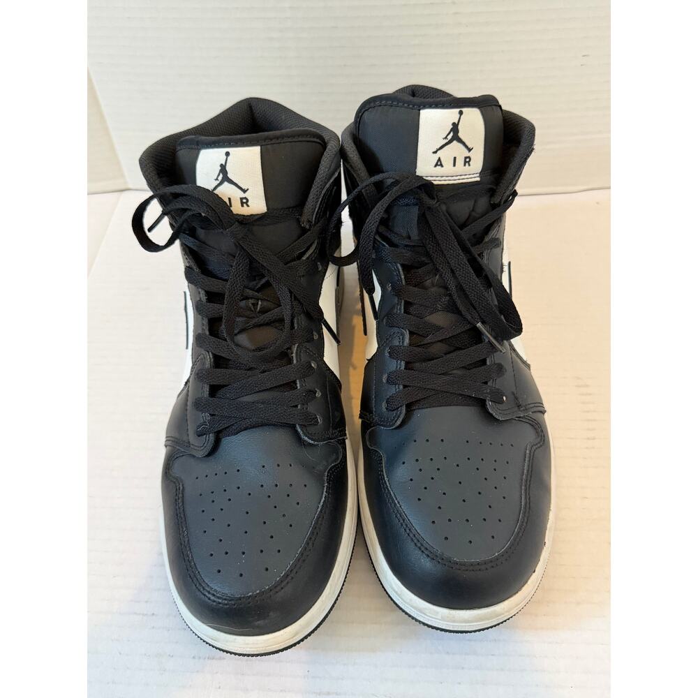 Men's Nike Air Jordan Black White High Tops Sneakers Basketball Shoes Sz 12